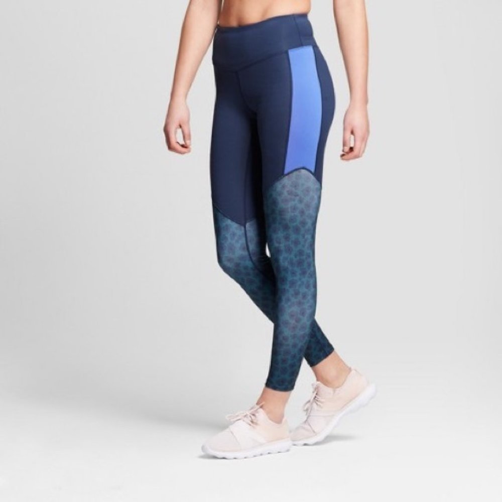 NWT Joylab Animal Print ColorBlock Leggings Medium - Picture 4 of 8